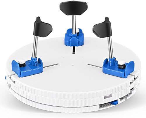 Morsetto girevole per ceramica in altezza regolabile, materiale ABS, forte e durevole, per amanti della ceramica e varie altezze d'arte