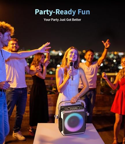 Portable Bluetooth Karaoke Microphone