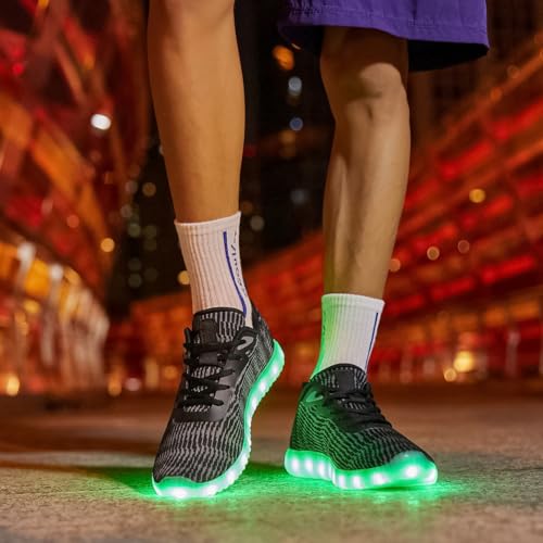 Image of Light Up Shoes for Women Men, LED Sneakers USB Charging Unisex Adult Glow Party Cool Dancing Shoes