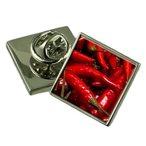 Select Gifts Red Chili Sterling Silber Ehrennadel Geschenkbox