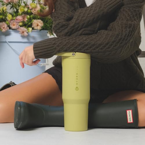 Image of HydroJug Sport 40 oz Insulated Stainless Steel Water Bottle, Olive