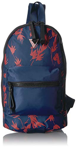 GUESS Minimochila original azul marinho/vermelho, Azul-marinho multi, One Size