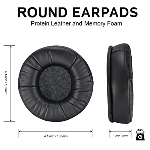 K240 Ear Pads Defean Replacement Ear Cushion Earpads Pillow Cover Compatible With Akg K240 K550 K551 K553 K241 K241 K272 Headset,Softer Leather,High-Density Noise Cancelling Foam, Added Thickness #TOP2
