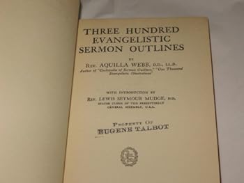 Hardcover Three Hundred Evangelistic Sermon Outlines Book