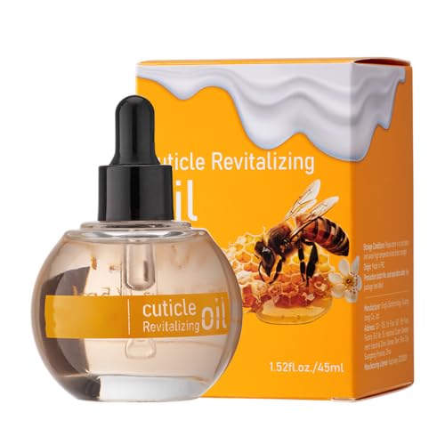 Image of Honey Cuticle Oil for Nails - Nourishing Nail & Cuticle Oil for Nail Repair - Natural Ingredients Nail Oil Cuticle Contain Vitamin E - Strengthening & Moisturising Damaged Thin Nails,Daily Nail Care