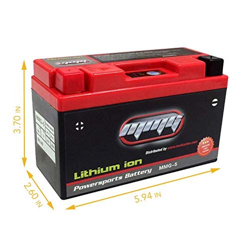 Mmg Lithium Ion Motorcycle Battery Ytx12-Bs Sealed Factory Activated For Aprilia 1000Cc, Bimota, Honda 750Cc - 1100Cc (Mmg5) #TOP6