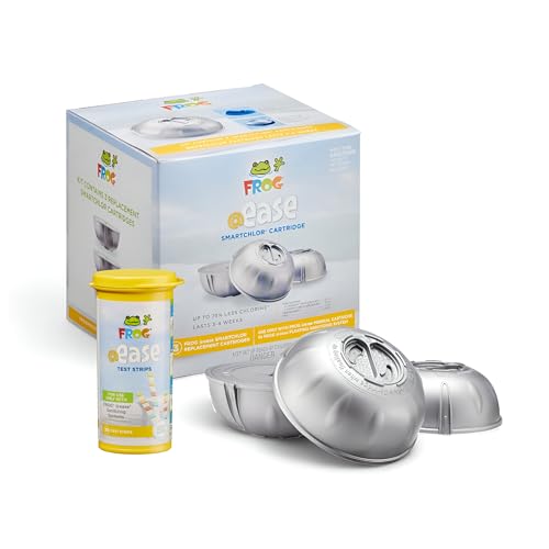 Image of FROG @ease Replacement SmartChlor Cartridges, Test Strip Bundle