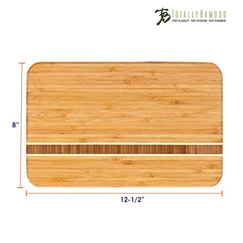 Totally Bamboo Aruba Bamboo Serving And Cutting Board, 12-1/2" X 8" #TOP3
