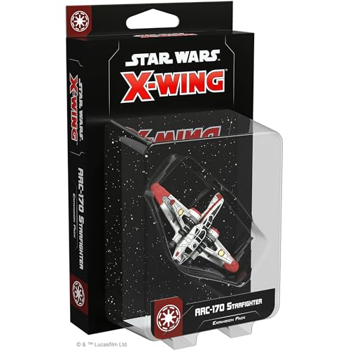 Star Wars X-Wing 2nd Edition Miniatures Game ARC-170 Starfighter EXPANSION PACK - Strategy Game for Kids & Adults, Ages 14+, 2 Players, 30-45 Minute Playtime, Made by Atomic Mass Games
