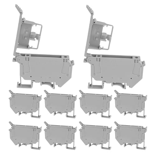 Hoite UK5-HESI DIN Rail Fuse Terminal Screw Terminal Block 10 Pcs