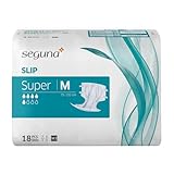 SEGUNA Slip Super, Inkontinenz Windeln für Erwachsene, Frauen, Männer, Windeln bei schwerer Blasenschwäche, Stuhlinkontinenz (M (Beutel 18 Stück))