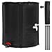 Produktbild ECD Germany Regenwassertonne faltbar 200 L mit Hahn - Ø60 x 70 cm aus PVC Schwarz - Regentonne Wassertonne Regenwassertank Regenwasserfass Wassertank Regentank Regenfass Wasserspeicher Tank Zisterne