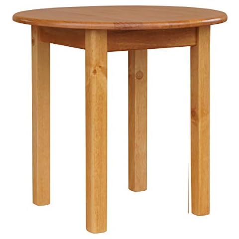 Table ronde k koma en pin massif Cover