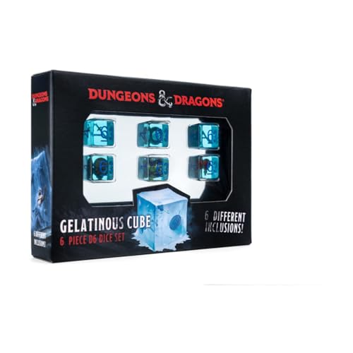 Cubo gelatinoso D&D miniatura de resina translúcida para juegos de rol de mazmorras