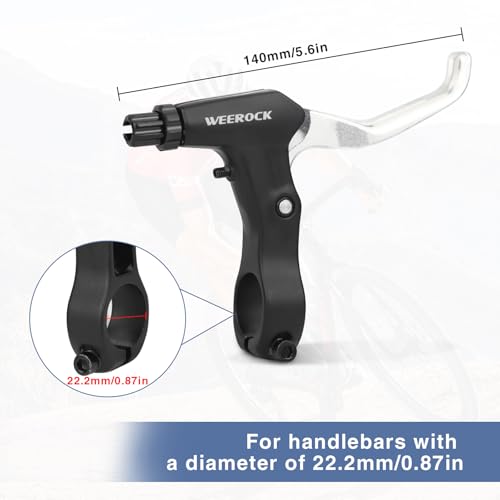 image for WEEROCK Bike Calip Brake Set, Front and Rear C Brake Set, Rim Brake Se