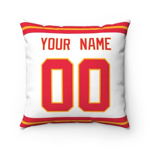 Image of ANTKING Throw Pillow 2 Pack Custom Any Name and Number Personalized Gift for Men Women Boys