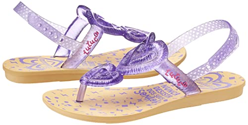 Sandalia, Bubble bag Promo, Luluca, Kit, meninas, roxo, 29