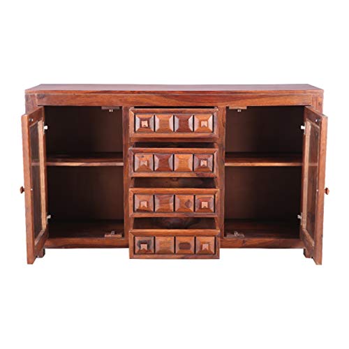 Image of Hometown Solid Wood Sideboard (Honey)