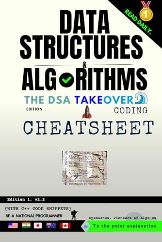 Data Structures and Algorithms: Coding Cheatsheet: The DSA Takeover ...
