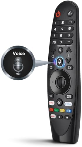 OMAIC Voice Magic Replacement For Lg-Smart-Tv-Remote, An-Mr20Ga For Lg Smart Tv Magic Remote, With Voice Recognition And Pointer Function,Black