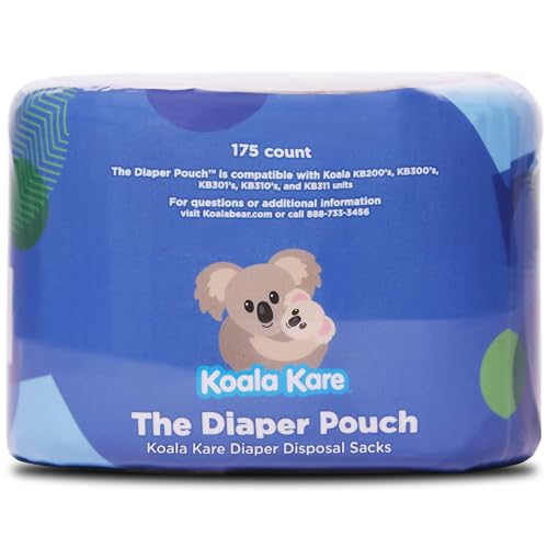 Koala Kare The Diaper Pouch™ – Diaper Disposal Sacks for Koala Baby Changing Stations, 175 Sacks per Cartridge, Model KB160-X6 (6 Pack of Cartridges)