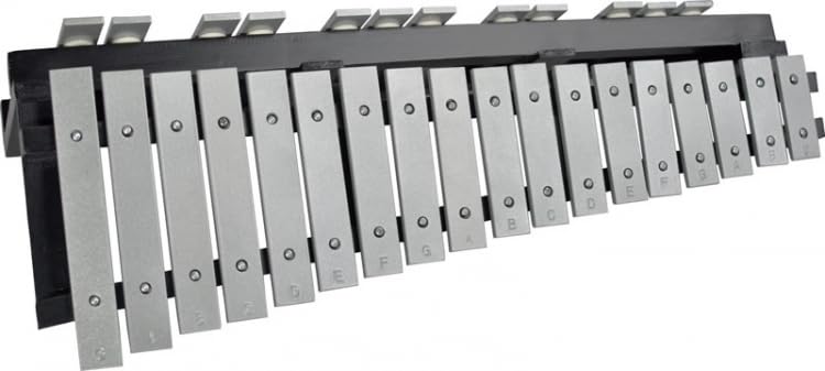 Steinbach Glockenspiel 30 silberne Klangplatten chromatisch faltbar
