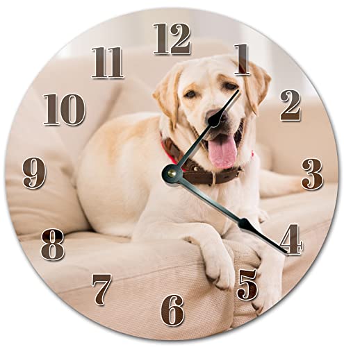Reloj de Pared Redondo 10.5 Pulgadas Labrador