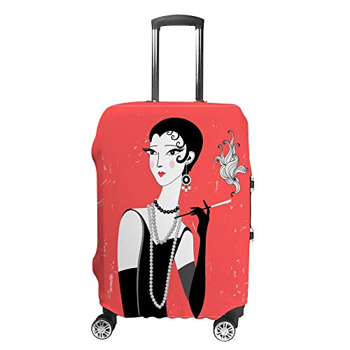 Housse de voyage rétro fille pour valise cabine et soute