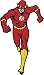 DC Comics The Flash Running Licensed Embroidered Iron On Movie Applique Patch DC13