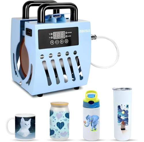 Presse à mugs sublimation pour tasses gobelets étroits et écran LCD