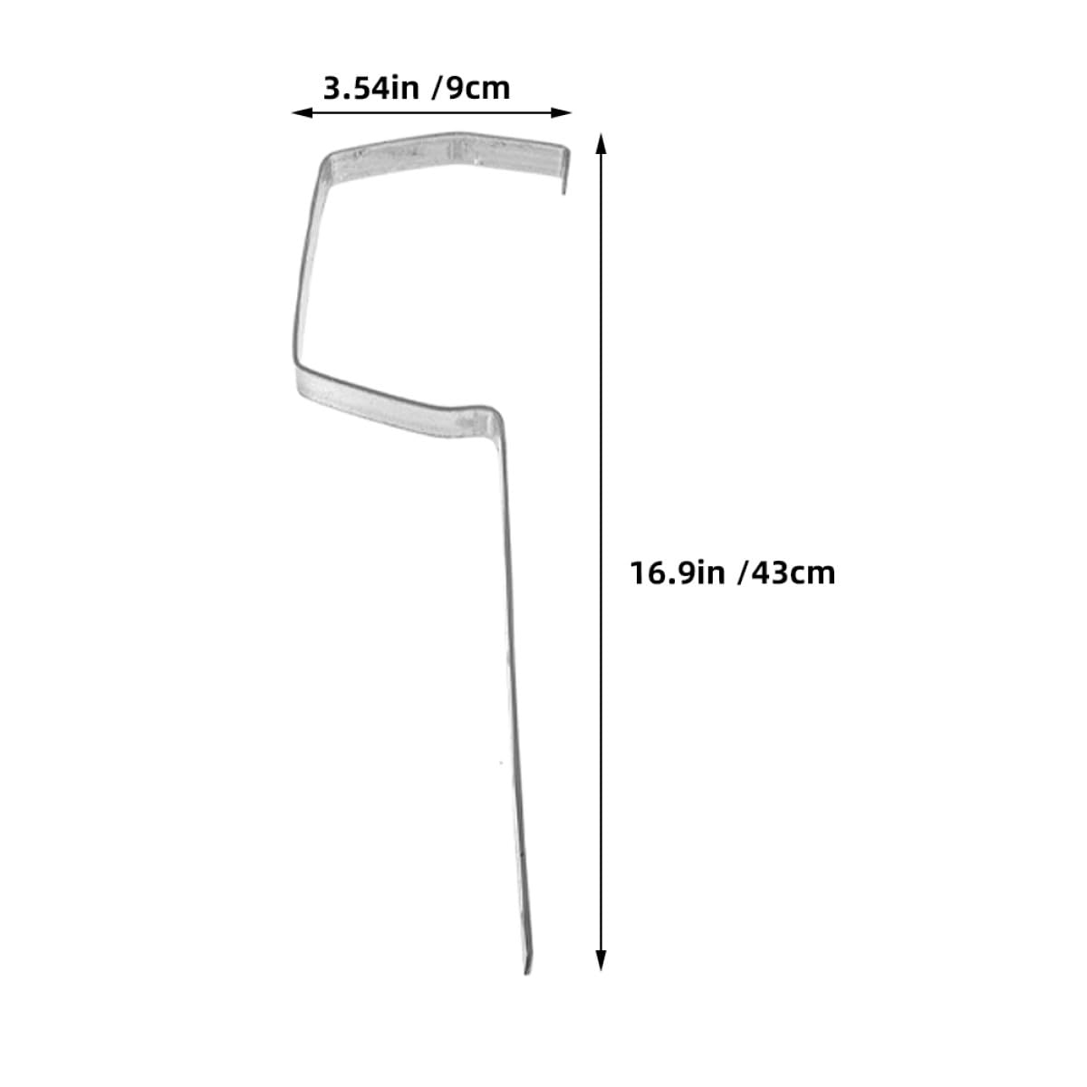Soportes de Canalón Metálico 6 Piezas de Hierro Plata | Compatibilidad Versátil, Resistente Intemperie, Conexión Continua y Drenaje Mejorado