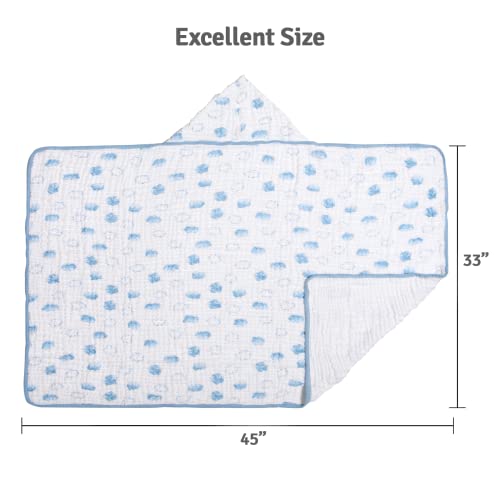 Papi Textil Toalha De Banho Soft Bamboo Mami Com Capuz Estampada 1,15M X 85Cm Contem 01 Unidade