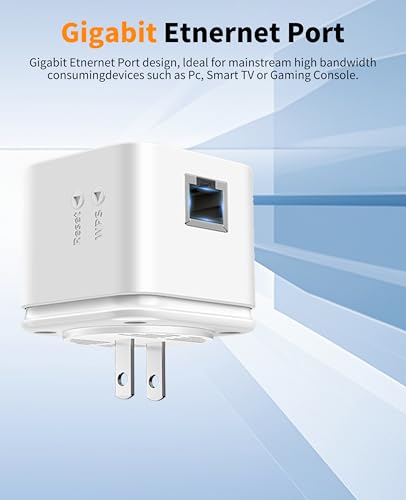 2025 Fastest WiFi Extender/Repeater,Covers Up to 9860 Sq.ft and 60 Devices, Internet Booster - with Ethernet Port, Quick Setup, Home Wireless Signal Booster - Image 6