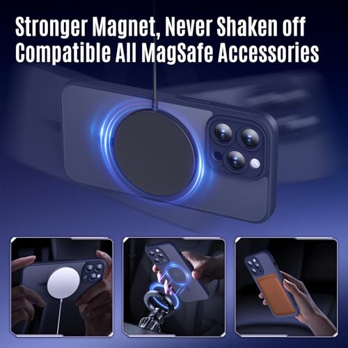 Image of Symcele Designed for iPhone 14 Pro Case, Deep Blue