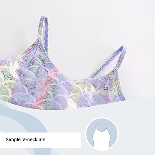 Image of Girls One Piece Swimsuits Mermaid Bathing Suits Summer Swimsuit 2-14 Years