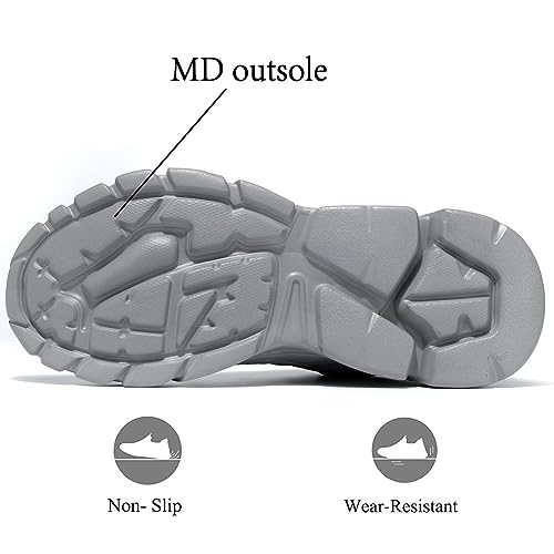 Image of Socviis Mens Slip On Running Shoes Athletic Walking Trainers Lightweight Breathable Mesh Tennis Sneakers