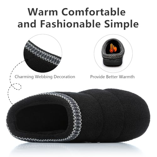 Image of GOEWY Fuzzy Slippers for Women Indoor Outdoor with Memory Foam Cozy Shoes