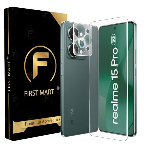 Image of FIRST MART HD+ UV Tempered Glass for Realme 15 Pro With Clear Camera Lens Protector & Installation Kit | Edge-to-Edge, Case-Friendly, Scratch Resistant | Pack of 1