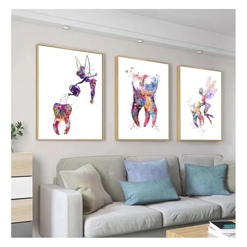 Peinture affiche murale en toile XENITE pour apaiser la peur du dentiste