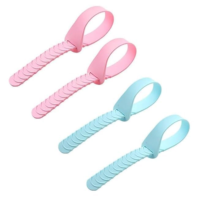 Toilet Seat Handle Lifter - Household Cushion Lifter for General Purpose Sitting - Avoid Touching Lid (Pack of 4)
