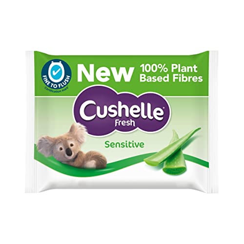 CUSHELLE Fresh - Toallitas de tejido para inodoro (6 unidades)