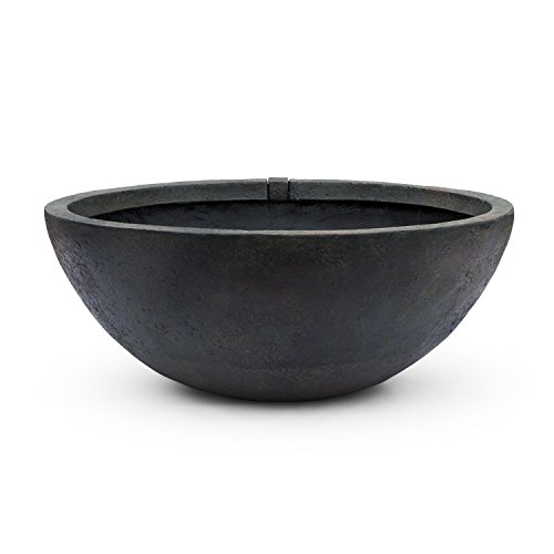 Aquascape Aquatic Patio Pond, Container Water Garden, 40-Inch Round, Green Slate | 98859