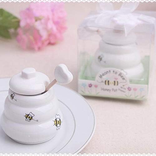 Meant to Bee Ceramic Honey Pot 10pcs/Lot Wedding Bridal Shower Favor Gifts Favor de la boda