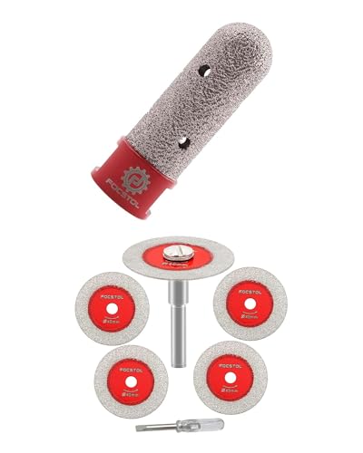 Disque diamant pour verre et fraise FOCSTOL 40mm pour éviter les fissures lors de la découpe
