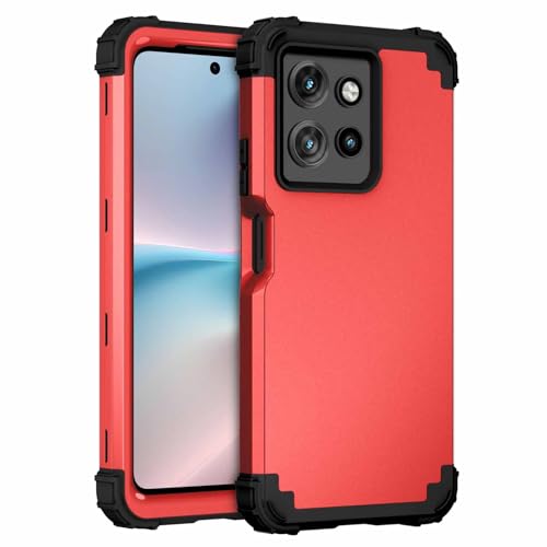 Coque Moto G 5G 2025 LK3JT US Rouge - Housse de Protection Légère