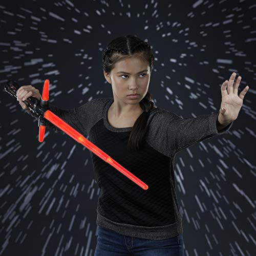 STAR WARS Kylo Ren Electronic Red Lightsaber Toy for Ages 6 and Up with Lights, Sounds, and Phrases Plus Access to Training Videos