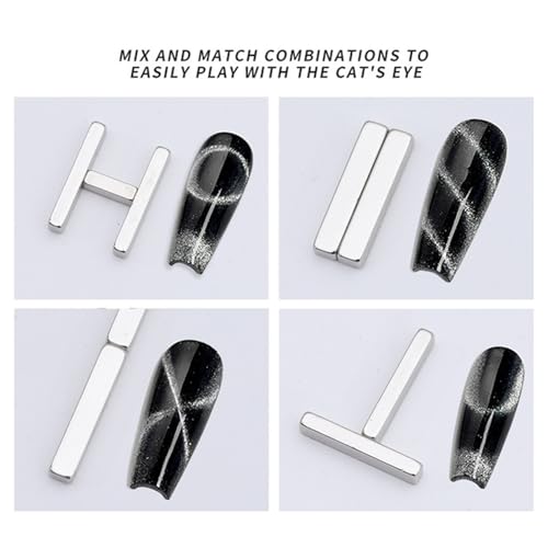 Cat Eye Magnet, 4PCS Cat Eye Gel Nail Polish Magnet Tools Set - Image 3