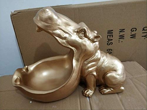 Statue d'hippopotame décorative pour sublimer votre salon moderne