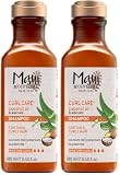 Maui Moisture Cuidado del cabello, Curl Quench+, aceite de coco, champú para cabello grueso y rizado, 385 ml (el embalaje puede variar) (Paquete de 2)