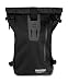 Produktbild Stagecaptain MB-53 Messenger Laptop Rucksack (hochwertiger Rucksack in Roll Top Form mit herausnehmbarer Laptop-/Tablet-Tasche, wasserabweisend) Schwarz